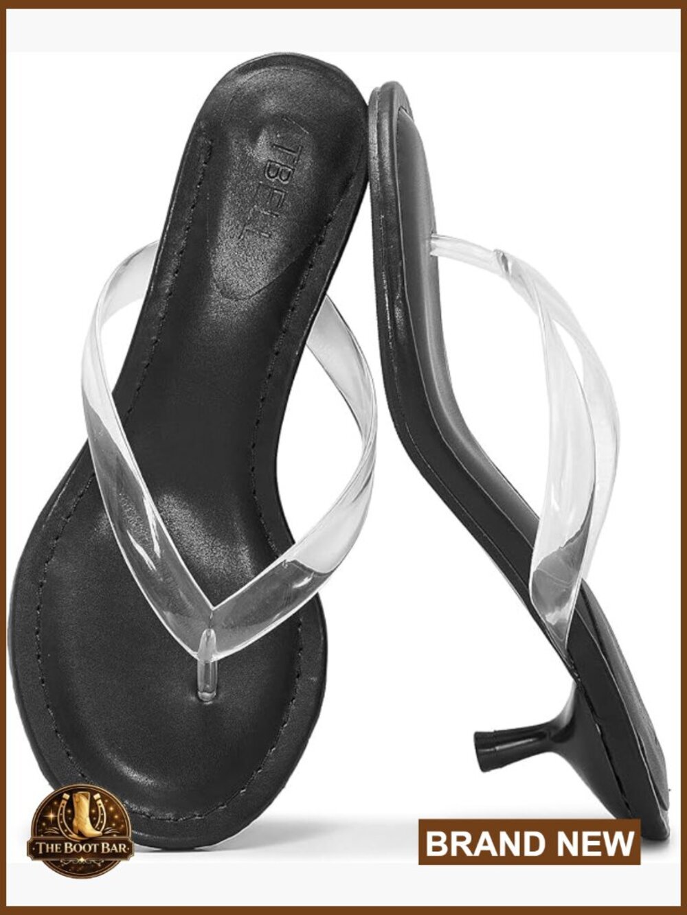 Kitten Heel Thong Sandals Slip-on Low Heeled Summer Flip Flops